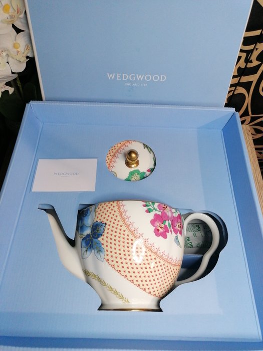 Wedgwood - 茶壺 (1) - 蝴蝶花 - 瓷器