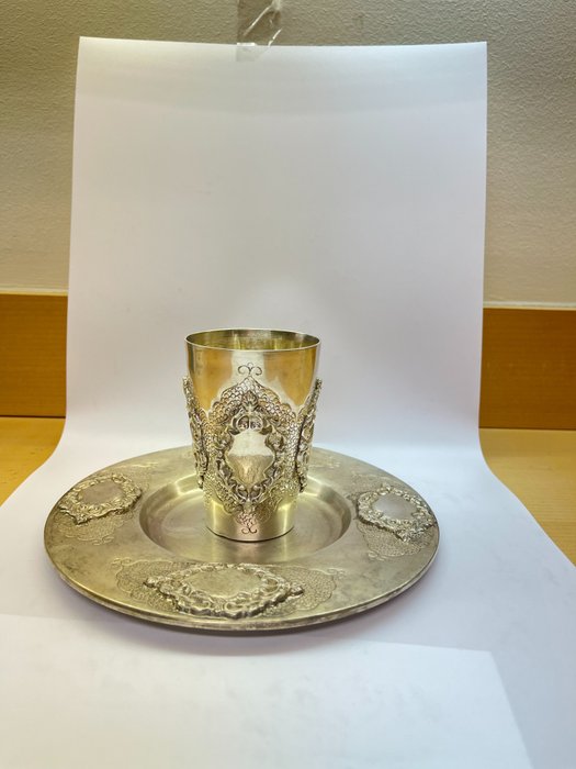 吉都什酒杯 (2) - .925 银 - 意大利 - 20世纪下半叶