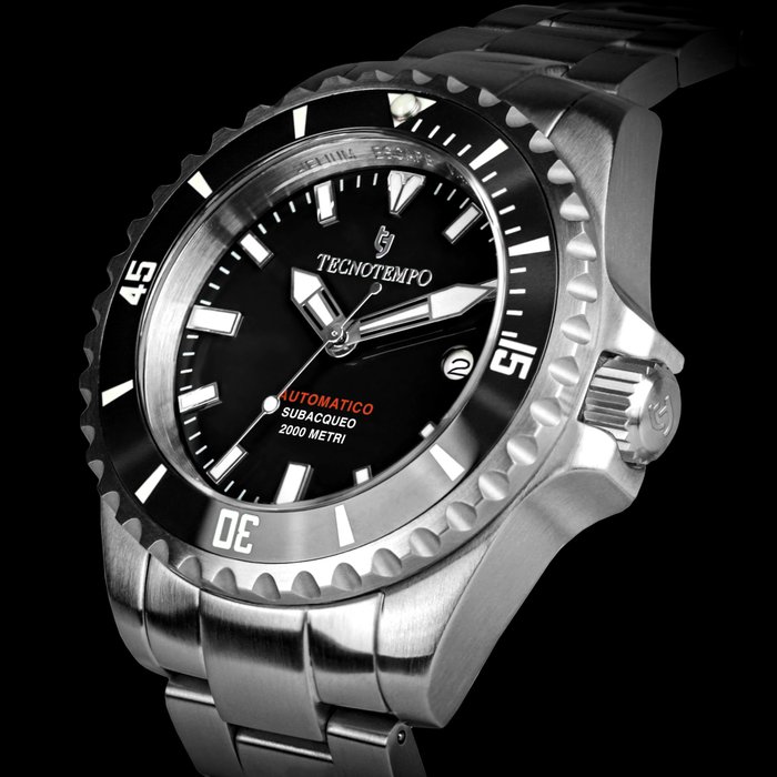 Preview of the first image of Tecnotempo - "NO RESERVE PRICE" - Professional Diver 2000M WR - "Subacqueo" Limited Edition - - TT..