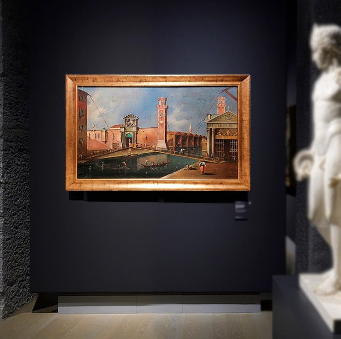 Image 2 of Scuola Veneta (XIX-XX) - L'ingresso all'Arsenale di Venezia