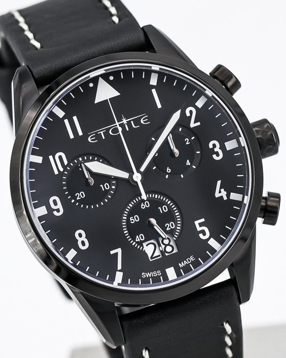 Preview of the first image of Etoile - Chrono Addict - “NO RESERVE PRICE” - CAB10G-BLK - Men - 2011-present.
