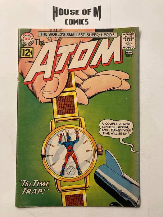 Image 2 of Atom # 3 & 4 Silver Age Gems! "The Time Trap!" &"The Machine That Made 'Miracles'!" - 1st appearanc