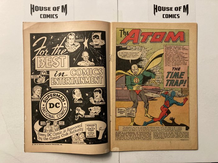 Image 3 of Atom # 3 & 4 Silver Age Gems! "The Time Trap!" &"The Machine That Made 'Miracles'!" - 1st appearanc