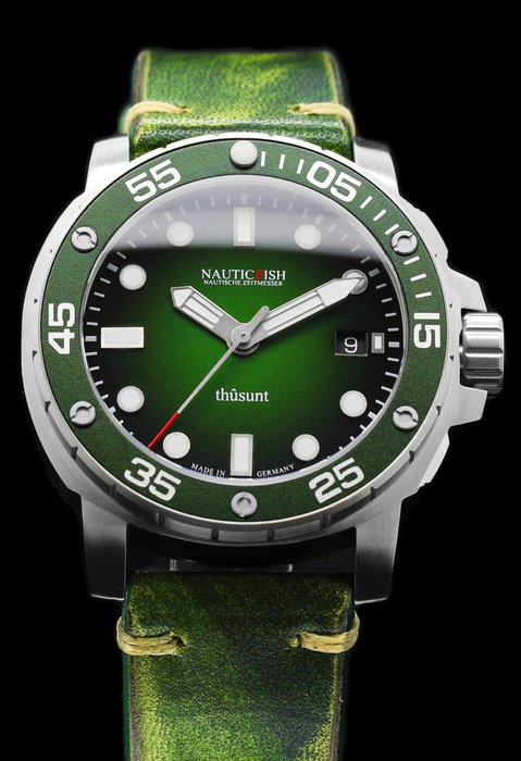 Preview of the first image of NauticFish - Thûsunt Gruoni 1000M - Automatik Swiss Made Super Luminova - Men - 2011-present.