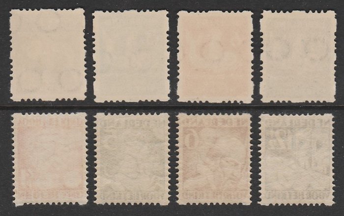 Image 2 of Netherlands 1929/1930 - Children's aid stamps syncopation - NVPH R82/R85 + R86/R89
