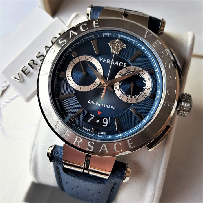 Image 2 of Versace - Aion - Blue Edition - Chronograph - Men - New