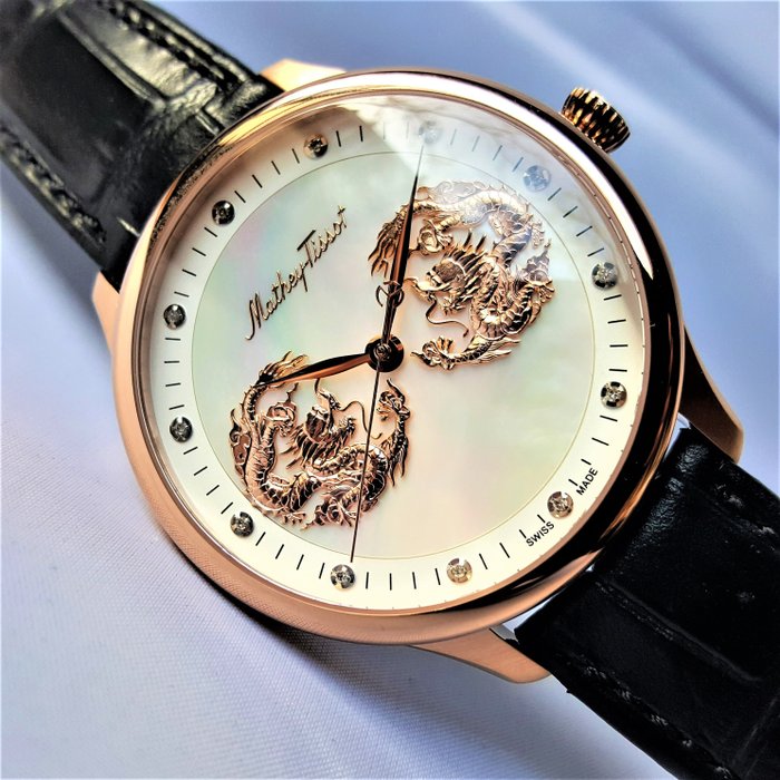 Preview of the first image of Mathey-Tissot - Automatic - Limited Edition DRAGON * nr. 1 - 200 * - Diamonds - SW 200 - Gift Set -.