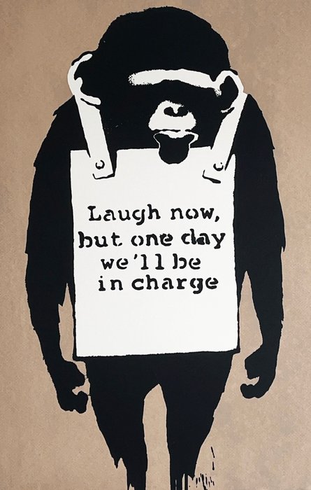 Banksy (after) - Laugh Now - Années 2000