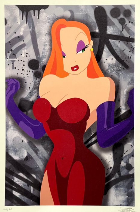 Preview of the first image of Socrate (1992) - Jessica Rabbit (rehaussée).