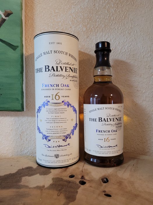 Balvenie 16 years old - French Oak - Pineau Cask Finish - Original bottling  - 70 cl