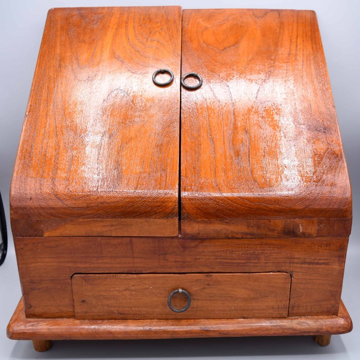 Image 2 of Desktop cabinet for letters and documents - Wood - 20th century