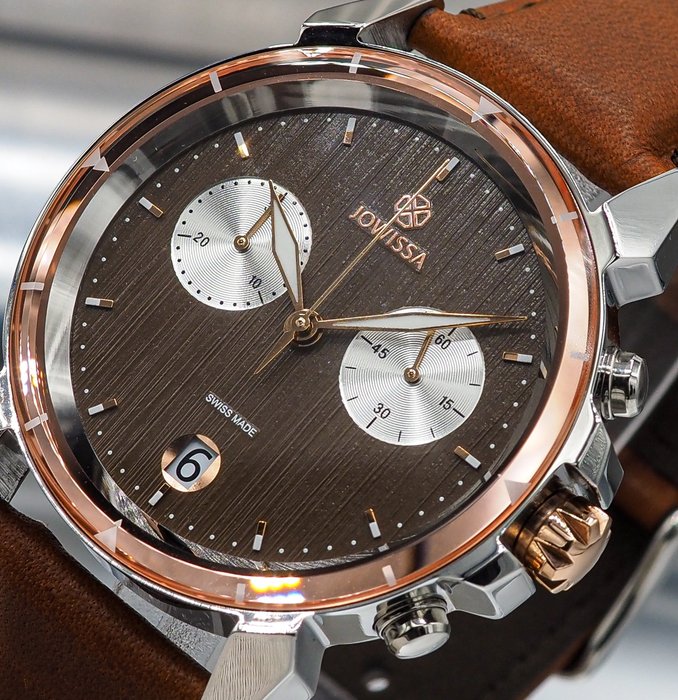 Preview of the first image of Jowissa Swiss - LeWy 6 Chronograph - "NO RESERVE PRICE" - J7.016.L - Men - 2011-present.