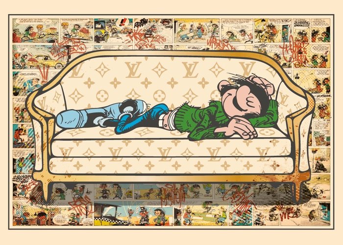 Preview of the first image of Kobalt (1970) - Nothing but Vuitton (Gaston Lagaffe).