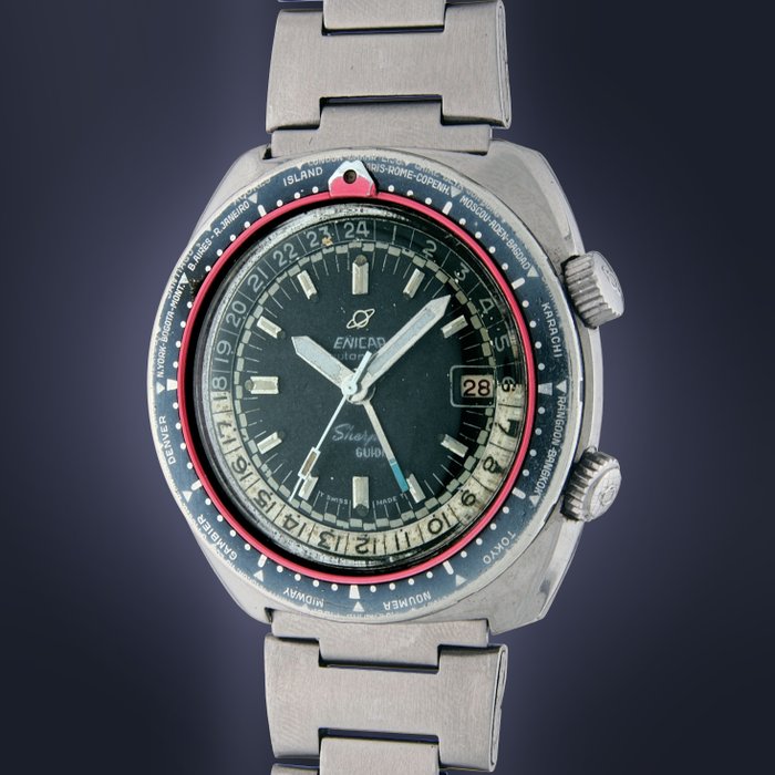 Enicar - Sherpa Guide GMT World-Time - Ref. 2342 - Unisex - 1960-1969