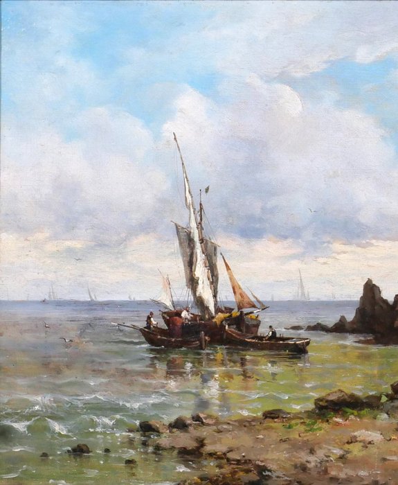 Image 3 of Victor Philipsen (1841-1907) - Boats