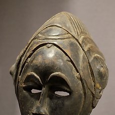 Dance mask - Wood - Ikwara - Punu - Gabon 