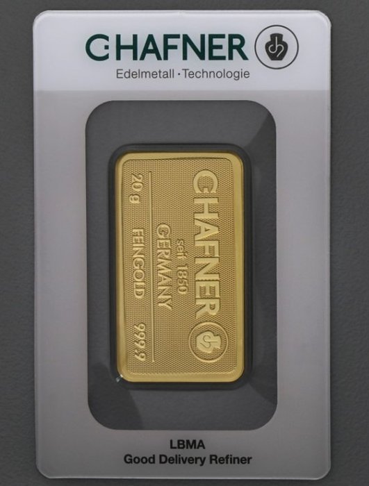 20 gramas - Ouro - C. Hafner