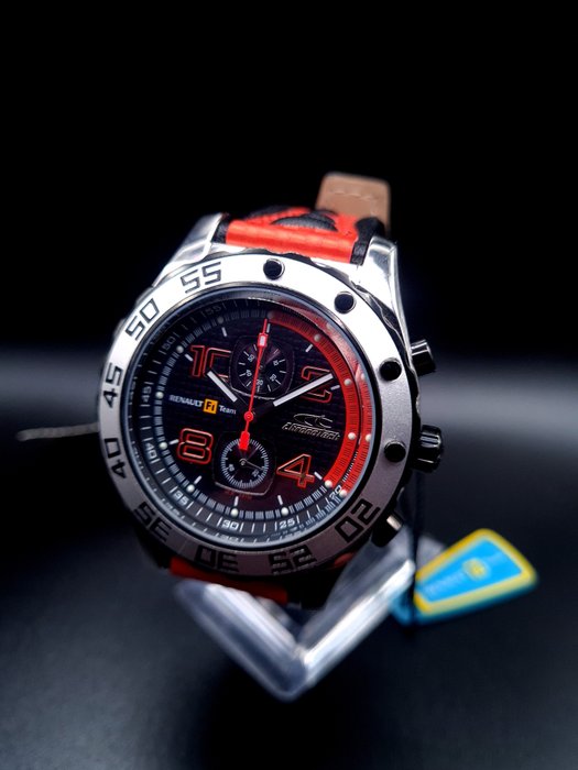 Preview of the first image of Watch/clock/stopwatch - Renault F1 Team chronograaf horloge - full set - Renault.