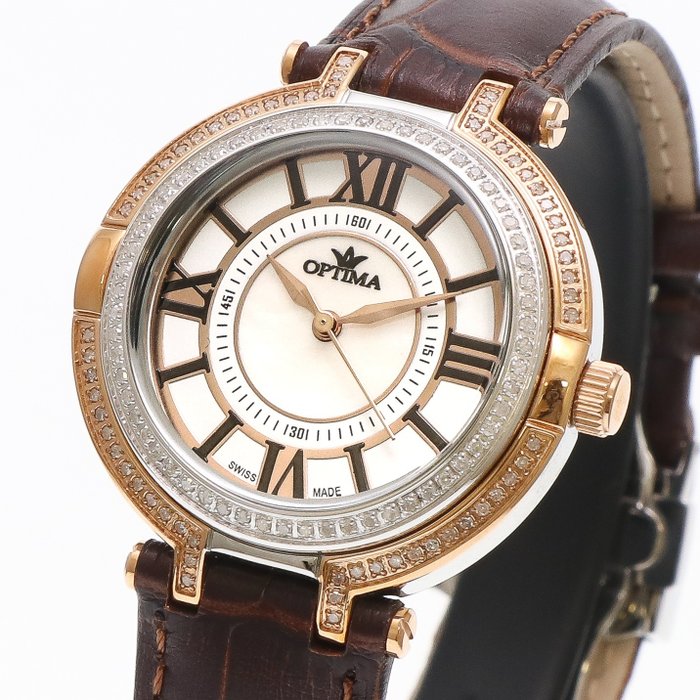 Image 2 of Optima - Swiss Diamond Watch - OSL331-SRL-D-7 - "NO RESERVE PRICE" - Women - 2011-present