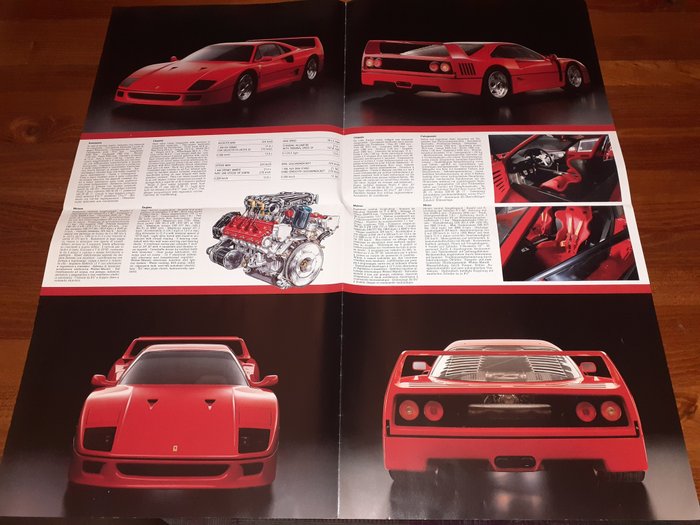 Image 3 of Brochures/catalogues - Brochure Ferrari F40 #479/87 - Ferrari - 1980-1990