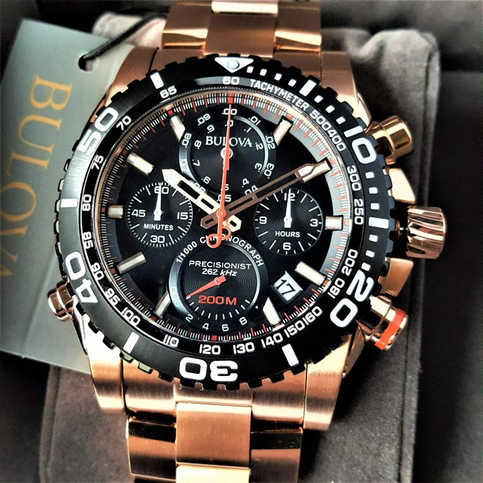 Bulova - Precisionist - * Chronograph 1/1000 Sweeping * - Ultra High Frequency 262 kHz - Spinner - 男士 - 新的