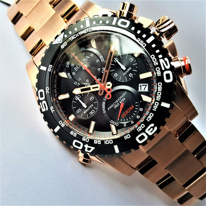 Bulova - Precisionist - * Chronograph 1/1000 Sweeping * - Ultra High Frequency 262 kHz - Spinner - 男士 - 新的
