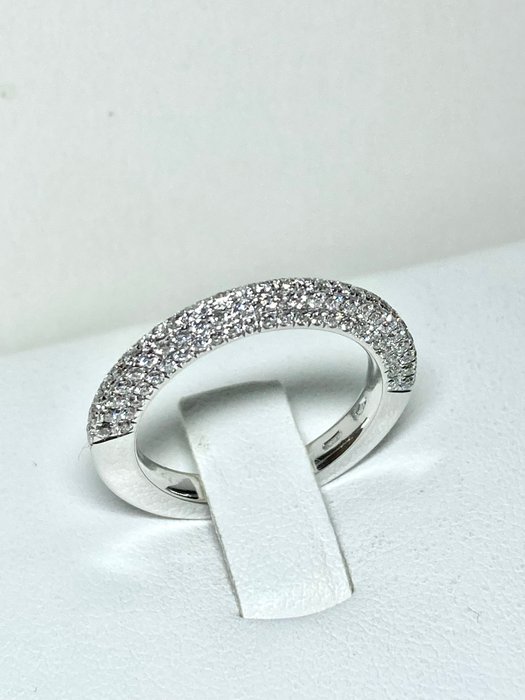 Preview of the first image of Chimento - 18 kt. White gold - Ring - 1.25 ct Diamond - Diamonds.