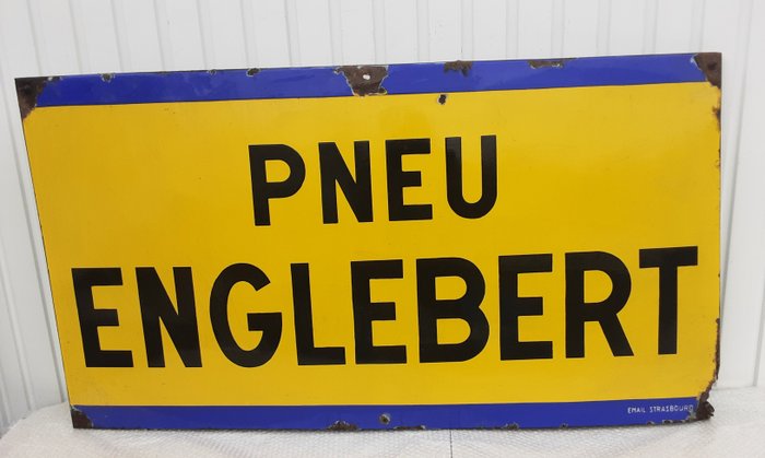 Preview of the first image of Sign - Englebert - 1950-1960.