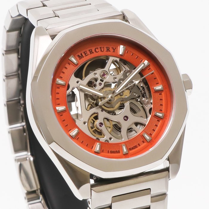 MERCURY - Skeleton - Automatic Swiss Watch - MEA484SK-SS-13 - Bez ceny minimalnej
 - Mężczyzna - 2011-obecnie