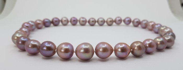 Image 3 of No Reserve Price - 11.5x14mm Edison Freshwater Pearls - 14 kt. White gold - Necklace
