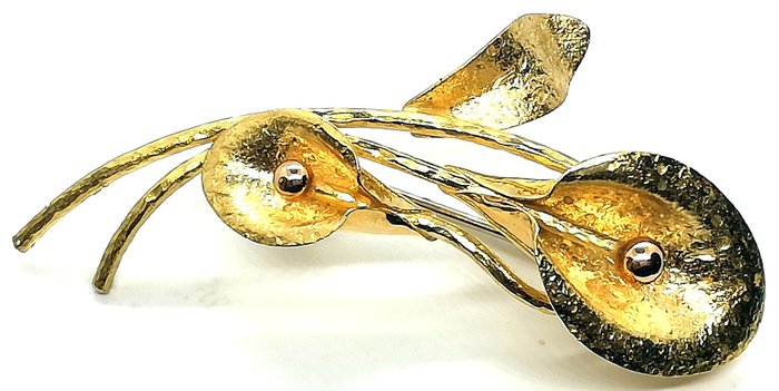 Preview of the first image of Made in Italy - Valenza - 18 kt. Yellow gold - Brooch.