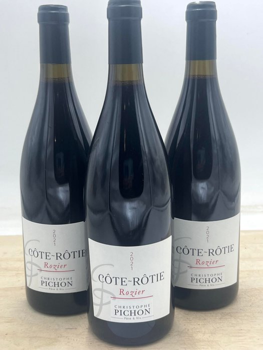 2021 Christophe Pichon Rozier - Côte Rotie - 3 Flessen (0.75 liter)