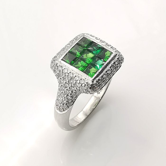 Image 2 of 18 kt. White gold - Ring - 2.45 ct Mixed