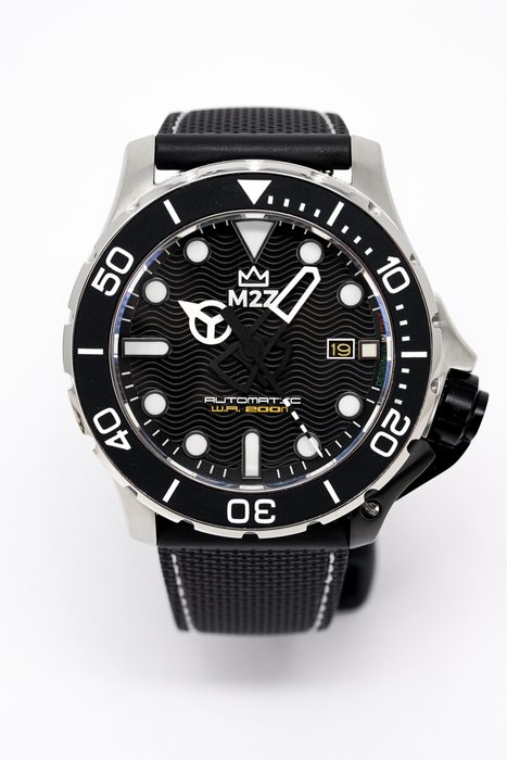 Preview of the first image of M2Z - Diver 200 Black "NO RESERVE PRICE" - 200-002 - Men - 2011-present.