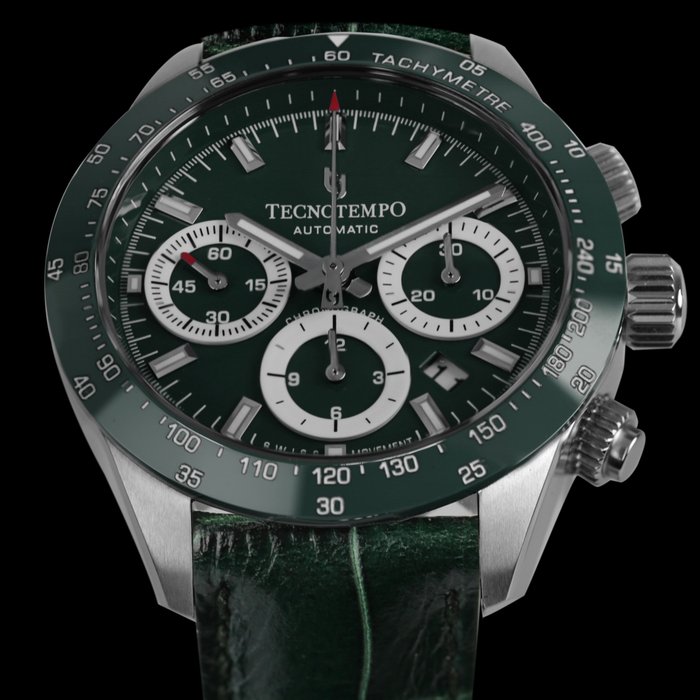 Tecnotempo® - Designed and Assembled in Italy - Automatic Swiss Movt - "Chrono Round" Limited - 没有保留价 - TT.200RO.PV - 男士 - 2011至现在