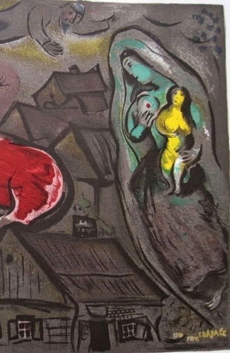 Image 2 of Marc Chagall (after) - La Nativité