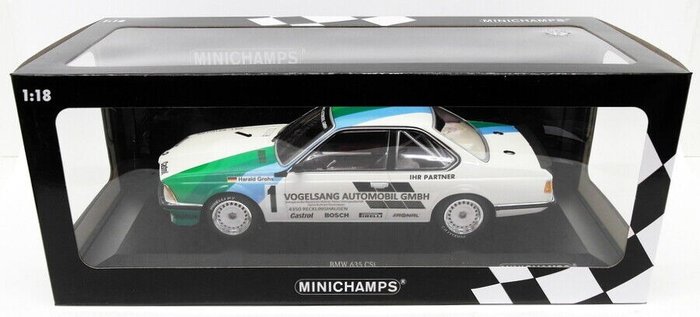 Preview of the first image of MiniChamps - 1:18 - BMW 635 CSi Vogelsang GMBH Winner Zolder 1984 Grohs - 155 842511.