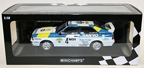 Preview of the first image of MiniChamps - 1:18 - Audi Quattro A1 Gr.B Audi Sweden Swedish Rally 1982 Blomqvist - 155 821105.