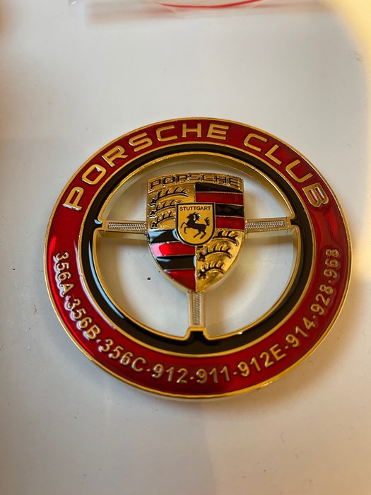 Preview of the first image of Emblem/mascot/badge - Emblème mascotte badge Porsche 356A 356B 356C 912 911 912E 914 928 968 porsch.