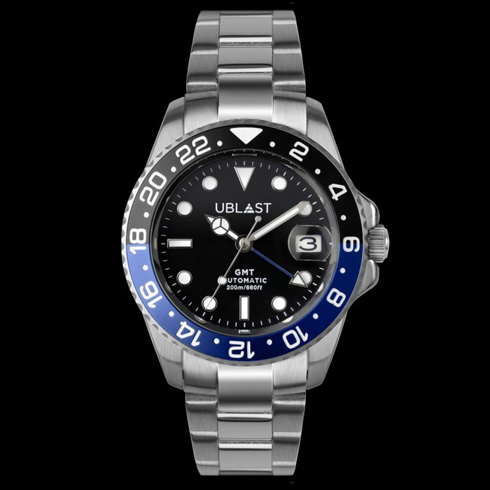 Preview of the first image of Ublast - Diver Automatic GMT - UBDGM40BBU - Sub 200M - Men - New.