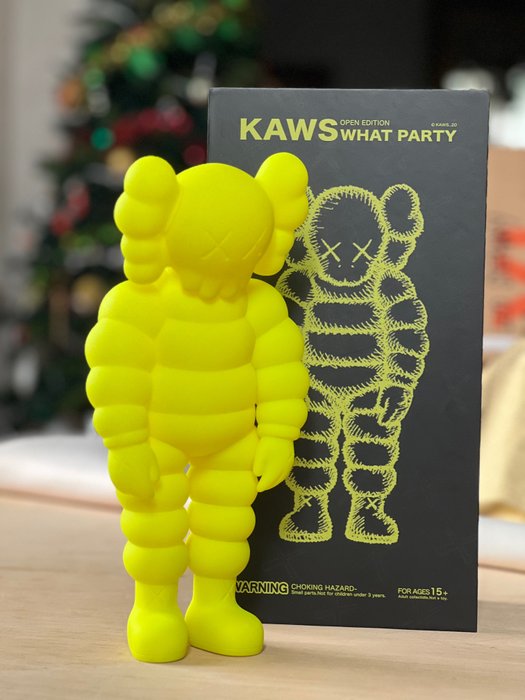 Kaws (1974) - What Party Yellow - Catawiki