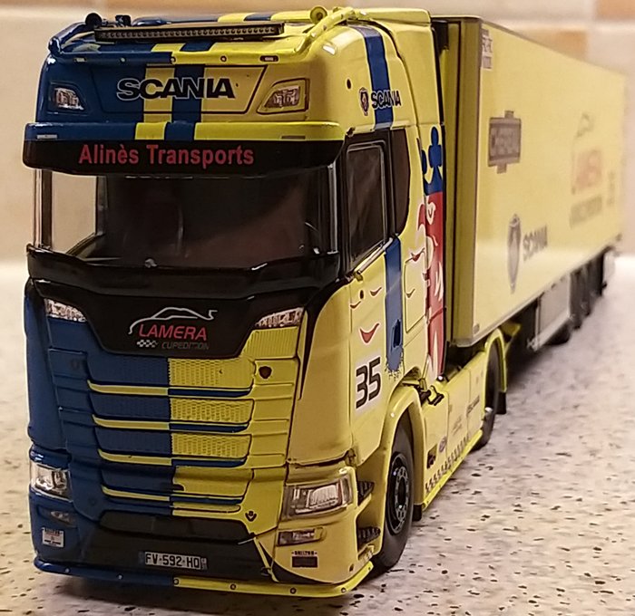 Preview of the first image of Tekno - 1:50 - SCANIA S730 - tractor with refrigerated trailer "Lamera Cupedition".