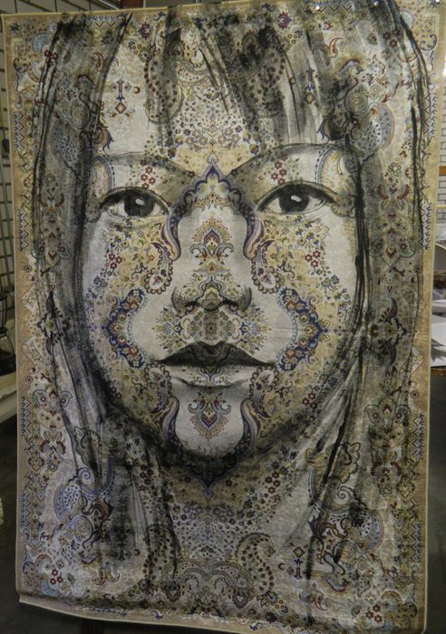 Image 3 of Jacqueline Klein Breteler - Portrait on a traditional carpet