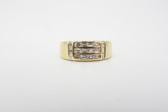 Image 2 of 14 kt. Gold, Yellow gold - Ring - 0.84 ct Diamond