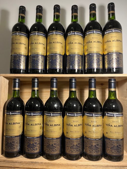 1994 Bodegas Riojanas, Viña Albina (Centenary Edition) - Rioja Reserva - 12 Bottiglie (0,75 L)