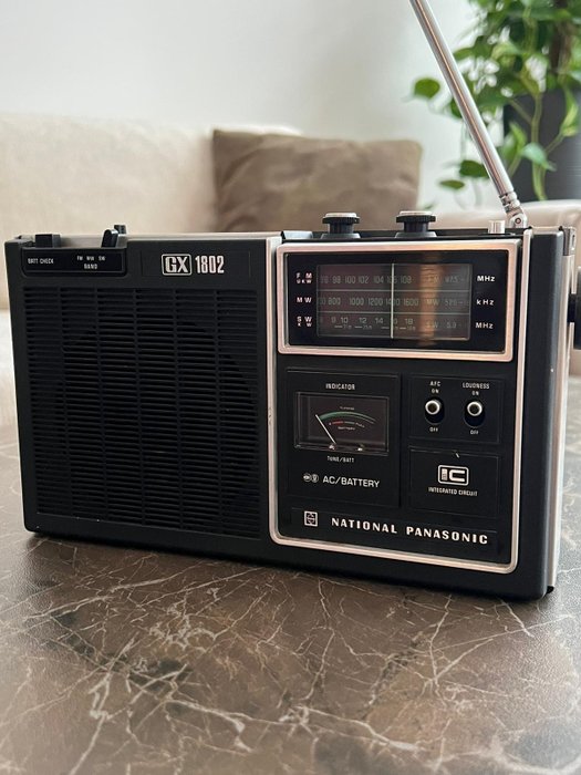 National Panasonic - GX 1802 - Stämapparat, Transistorradio