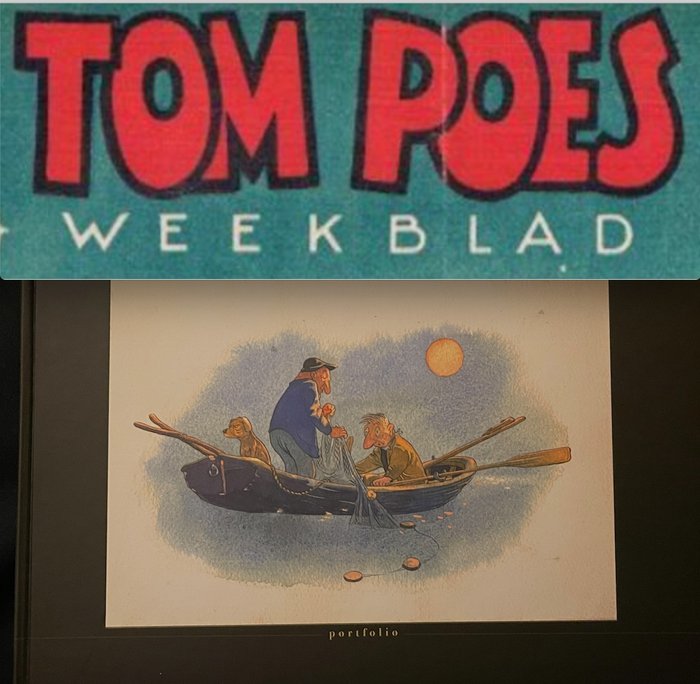 Preview of the first image of Tom Poes Weekblad - Portfolio Tom Poes weekblad met 20 kunstdrukken - (2012).