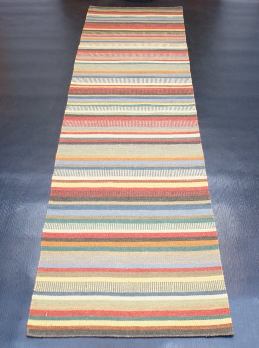 Lã de corredor Kilim nova - Carpete - 266 cm - 77 cm