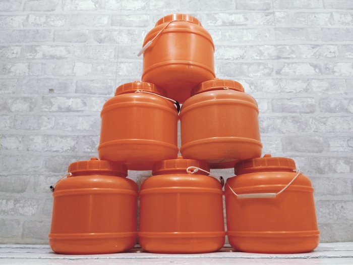 容器 (6) - 復古工業桶 - 塑料