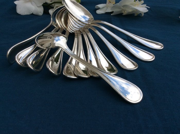 Christofle - Spoon (12) - albi - Silver-plated